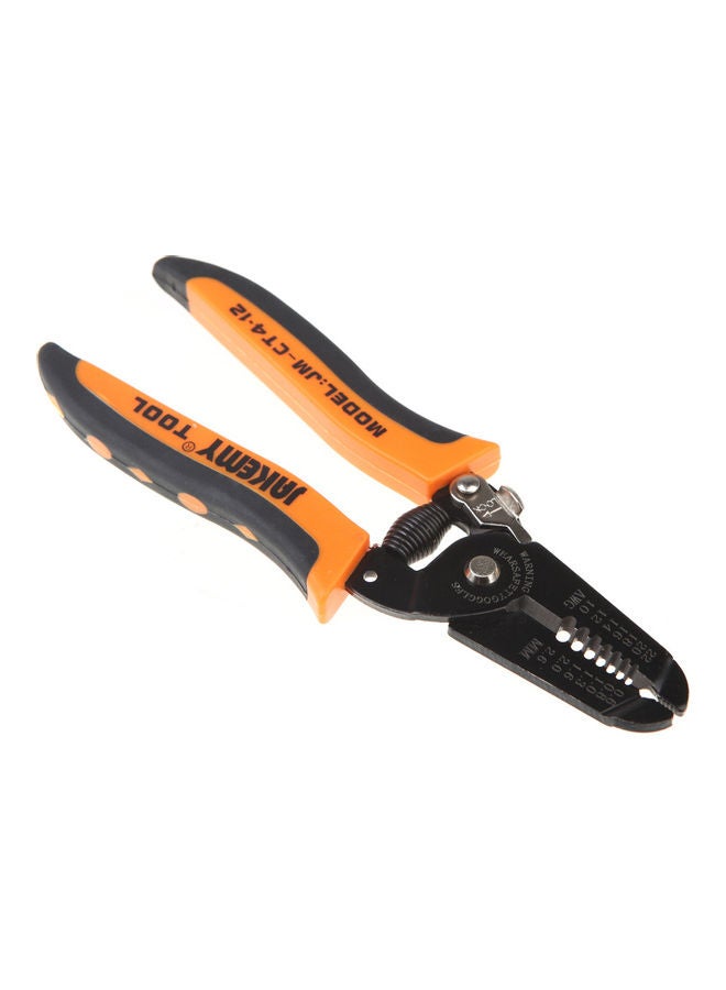 JAKEMY Cable Wire Stripper Cutting Plier Orange/Black 22x1.7x8cm - Image 3