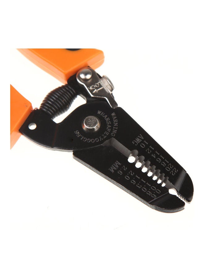 JAKEMY Cable Wire Stripper Cutting Plier Orange/Black 22x1.7x8cm - Image 5