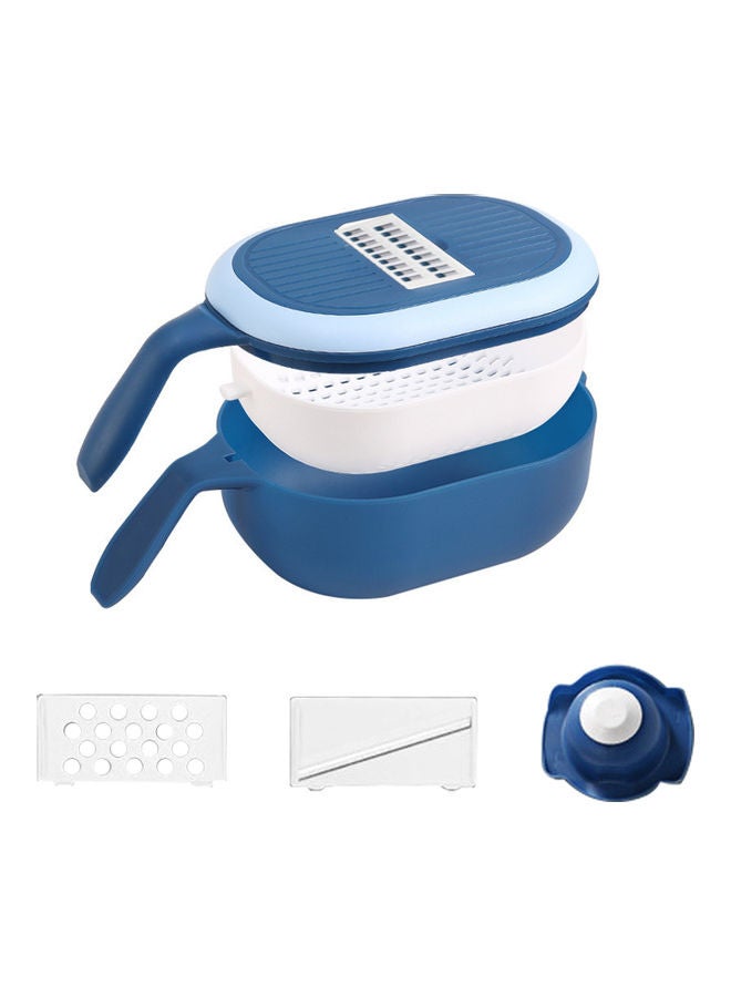 3-in-1 Multifunctional Vegetable Slicer Blue  - Image 1