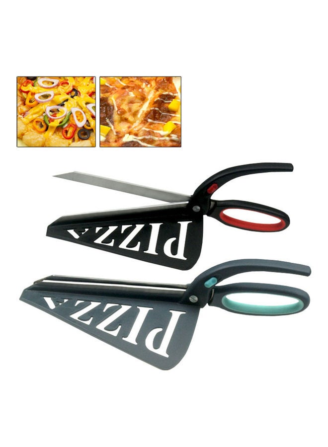 Stainless Steel Pizza Scissors And Pizza Cutter Wheel Multicolour 0.425kg - Image 4