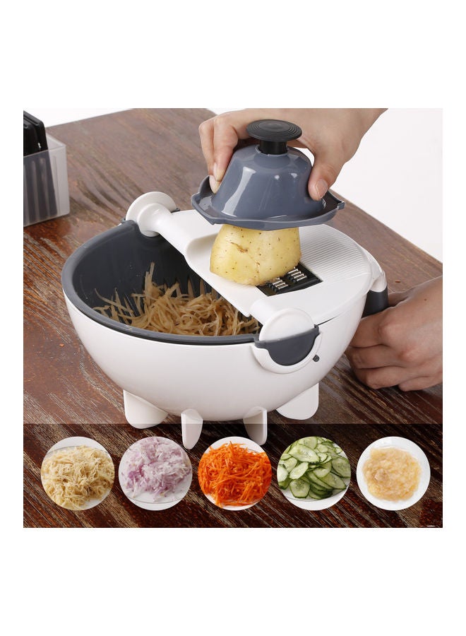 طقم قطاعة قابلة للتبديل متعددة الوظائف مكونة من 5 قطع مع مصفاة أبيض 0.604كيلوجرام - Image 1