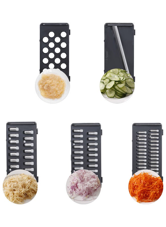 طقم قطاعة قابلة للتبديل متعددة الوظائف مكونة من 5 قطع مع مصفاة أبيض 0.604كيلوجرام - Image 3