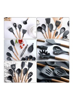 Generic 11-Pieces Kitchen Utensil Set Black 25cm  - Image 3