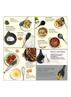 Generic 11-Pieces Kitchen Utensil Set Black 25cm  - Image 4