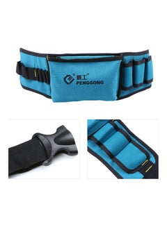 PENGGONG Multifunctional Waist Tool Bag Pockets Pouch multicolour 19.5 x 5 x 13cm  - Image 4