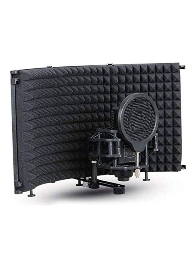 Mike Music Foldable Microphone Soundproof Screen  - Image 2