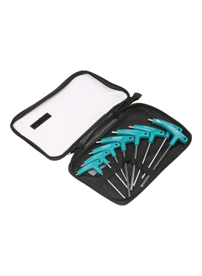 8 Piece Metric T Type Hexagon Wrench Set Multicolour 31 x 3 x 21cm