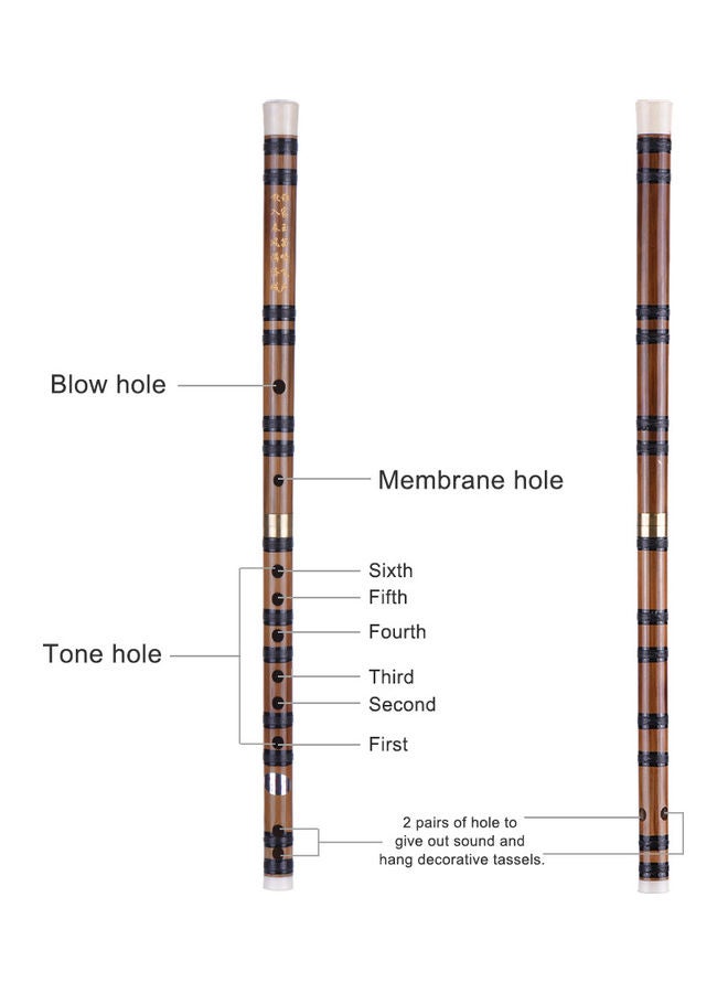 Generic - Pluggable Handmade Bitter Bamboo Flute - Image 1