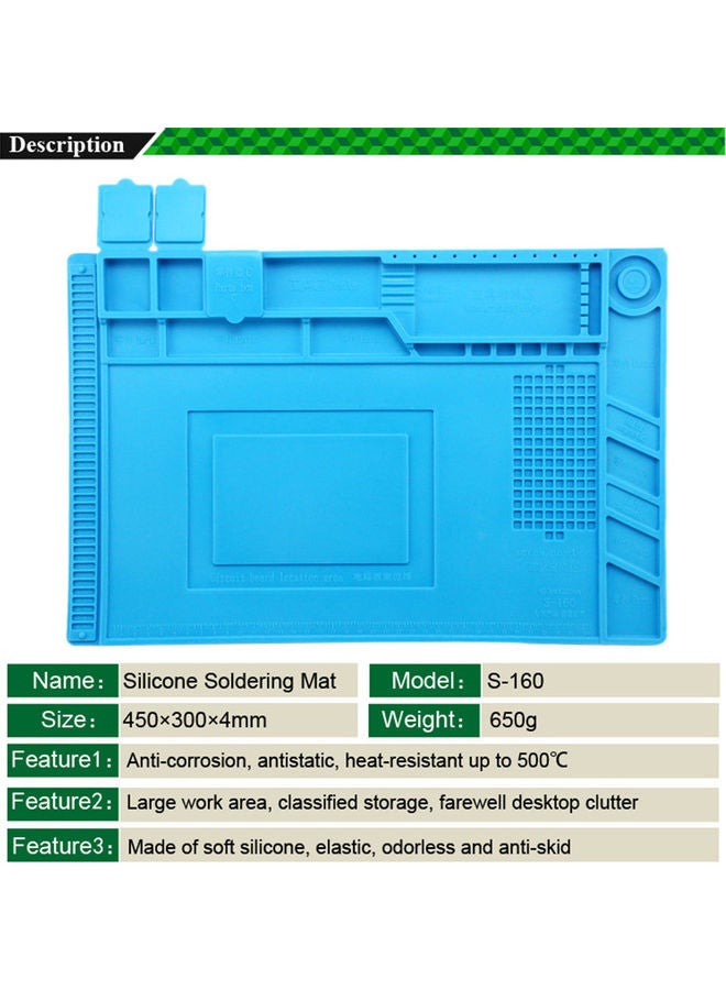 Best - Maintenance Platform Silicone Mat multicolour 45 x 1.5 x 30cm - Image 1