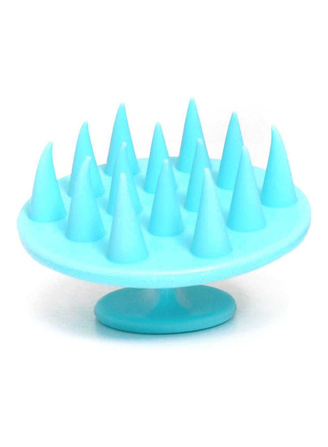 فرشاة تدليك الشعر وفروة الرأس من السيليكون أخضر