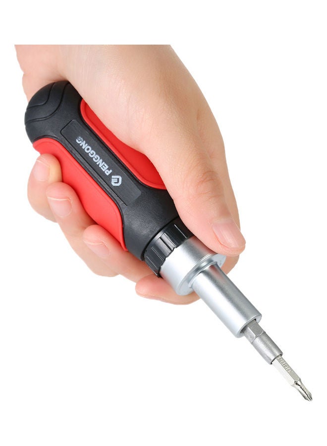 30 Piece Multipurpose Ratchet Screwdriver Set multicolour 19 x 4 x 10cm