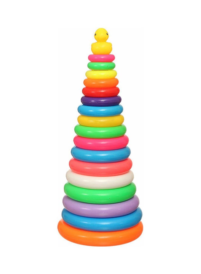 Xin Ying - 17-Piece Small Ring Stacking Toy With Duck - Image 1
