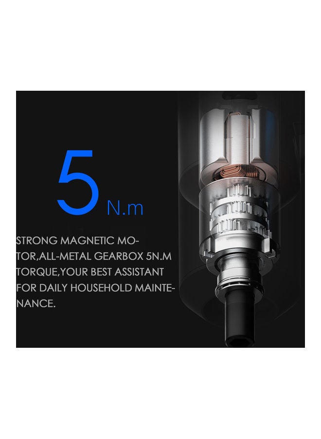 Xiaomi Electric Screwdriver With 12 Piece S-2 Screw Bits for Home DIY Hardness 60HRC Black 16 x 7 x 15cm - Image 5