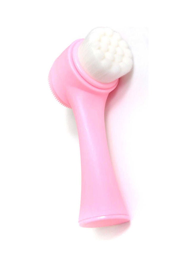 Double-Sided Blackhead Exfoliating And Facial Cleansing Brush Pink