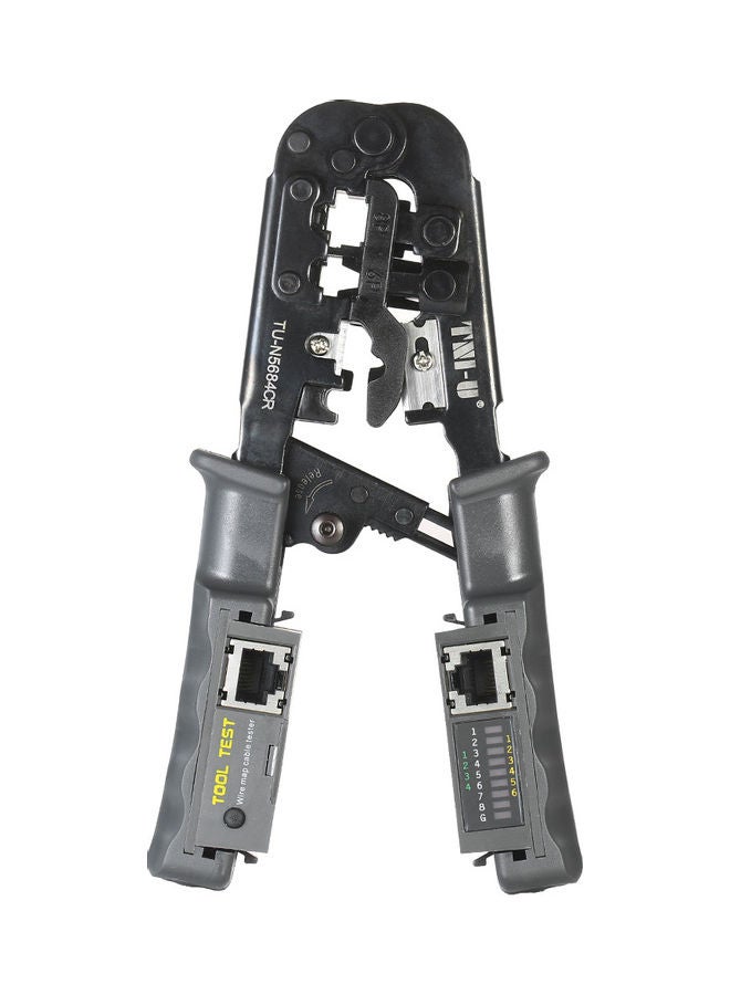 TNI-U TU-N5684CR 2 In 1 Wire Crimping and Testing Plier multicolour 26.5 x 3 x 10.5cm  - Image 1