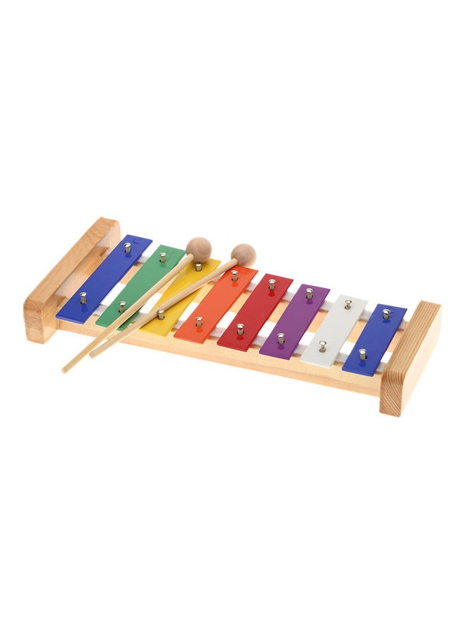Generic 8-Note Wood Pine Xylophone With Sticks  - Image 2