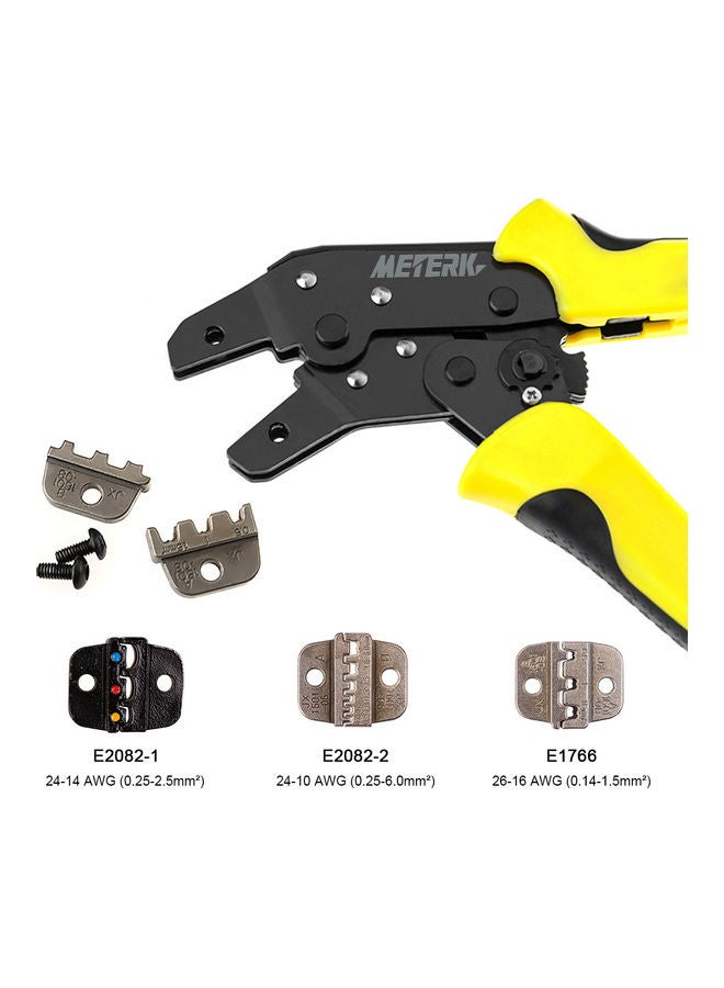 Meterk - Professional Wire Crimper multicolour 25.5 x 2.5 x 10.5cm - Image 1