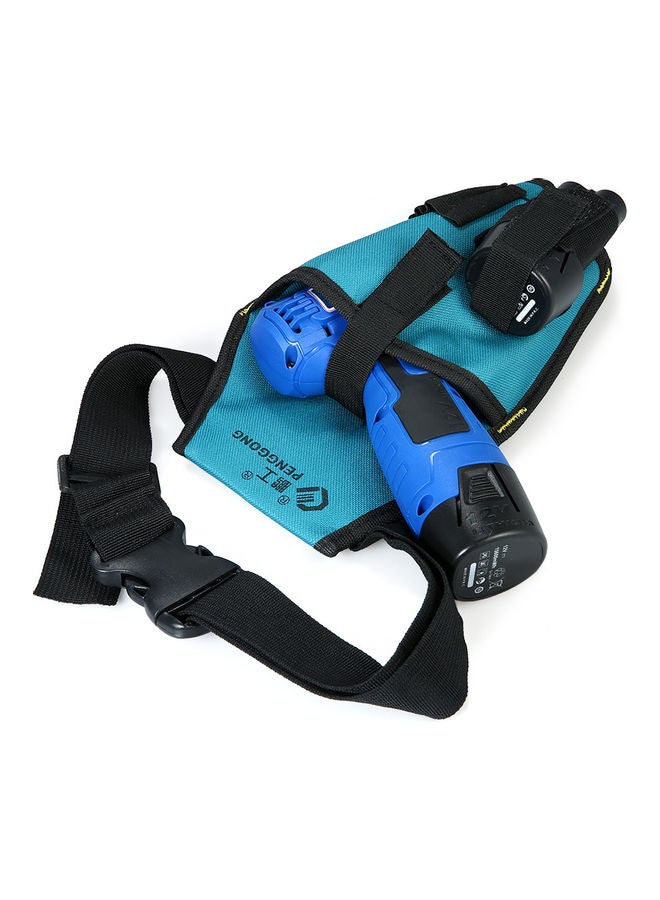 PENGGONG Electronic Drill Bag Waist Tool Pockets Pouch multicolour 26 x 4 x 15.5cm  - Image 1