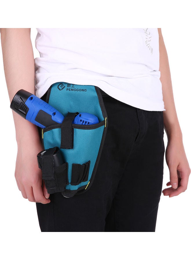 PENGGONG Electronic Drill Bag Waist Tool Pockets Pouch multicolour 26 x 4 x 15.5cm  - Image 5