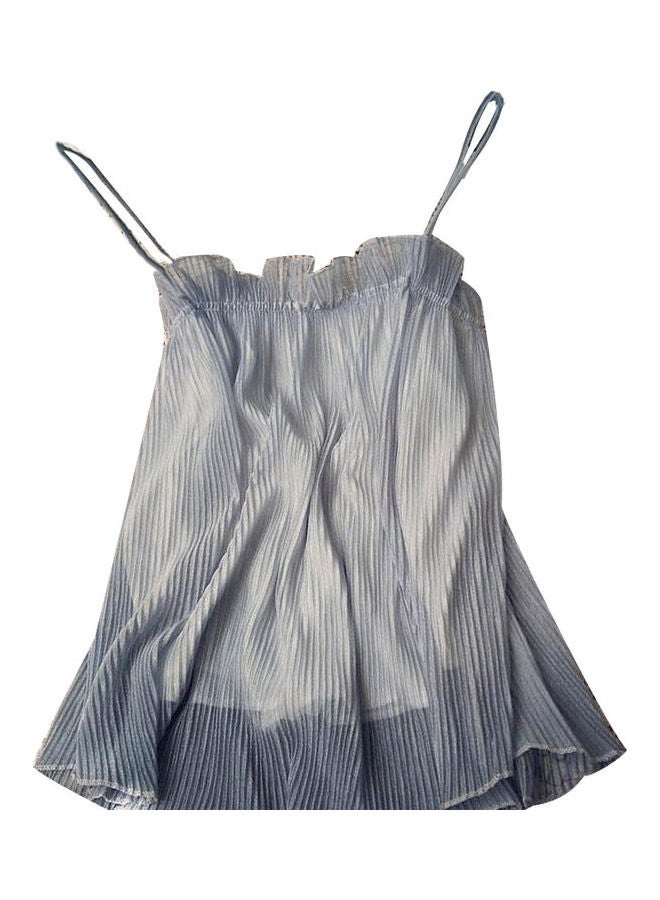Women Summer Strap Tank Top Grey