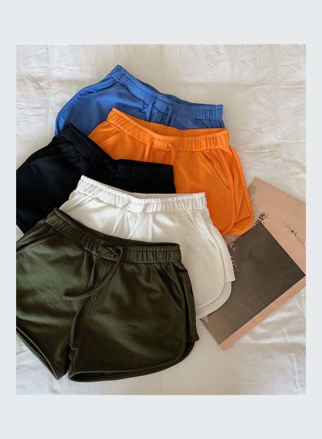 High Waist Loose Running Shorts Black  - Image 4