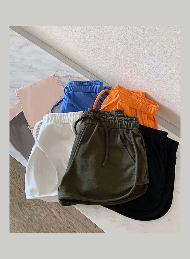 High Waist Loose Running Shorts Black  - Image 5