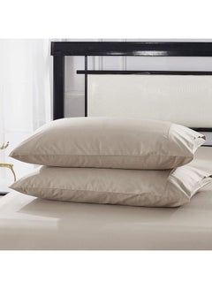 آيباما مجموعة غطاء لحاف من القطن مع غطائين للوسادة مزودان بسحاب للإغلاق cotton بني 68x90بوصة  - Image 3
