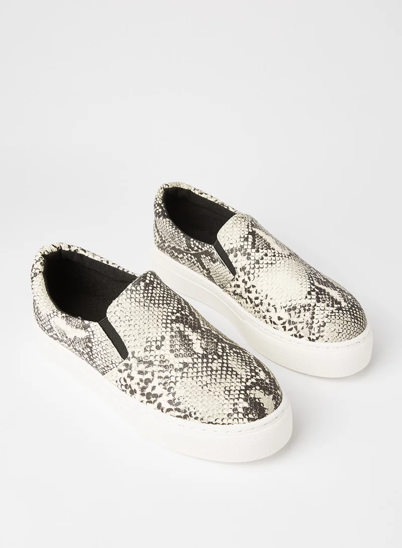 Qupid ROYAL SNEAKERS STONE/BLACK