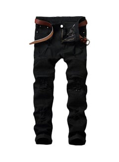 Generic Ripped Skinny Jeans Black  - Image 1
