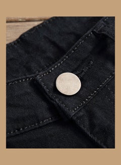 Generic Ripped Skinny Jeans Black  - Image 5
