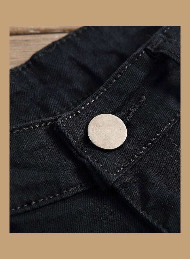 Generic - Ripped Skinny Jeans Black - Image 1