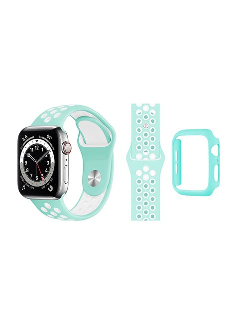 Bumper Replacement Band For Apple Watch Series 6/SE/5/4 Marine Green