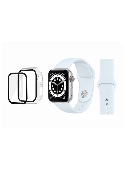Bumper Replacement Band For Apple Watch Series 6/SE/5/4 Clear