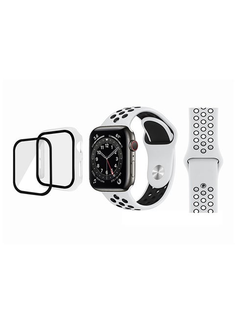 Bumper Replacement Band For Apple Watch Series 6/SE/5/4 White