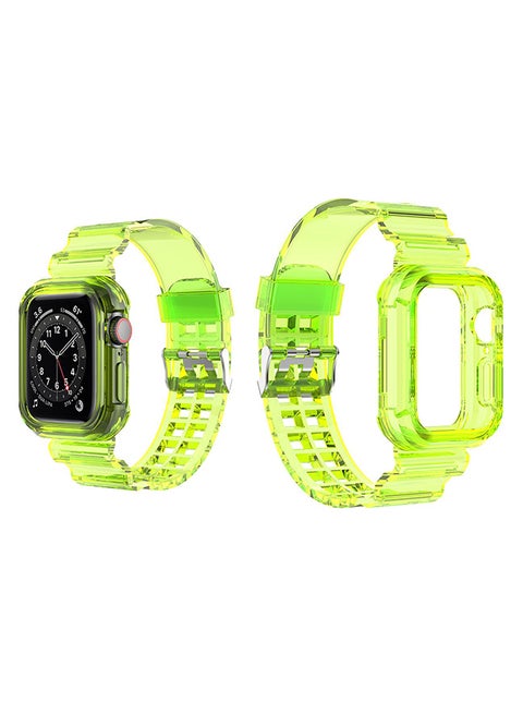 Ice Case Replacement Band For Apple Watch Series 6/SE/5/4 Flash Green