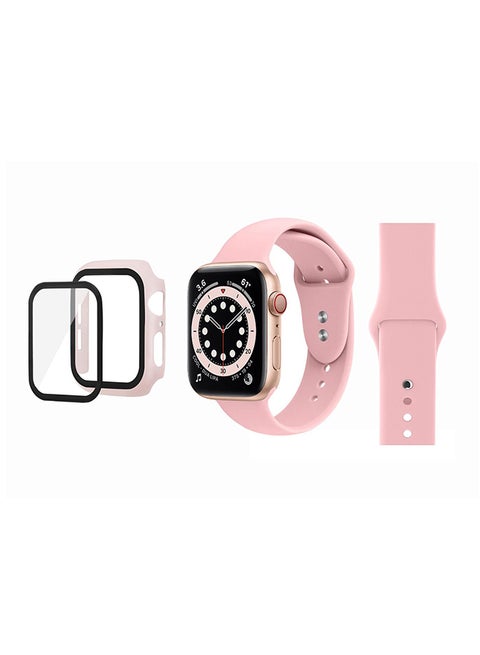 Bumper Replacement Band For Apple Watch Series 6/SE/5/4 Light Pink