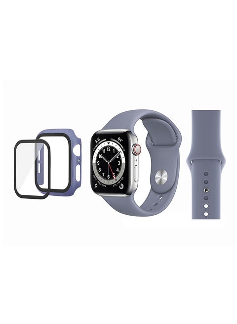 Bumper Replacement Band For Apple Watch Series 6/SE/5/4 Lavender Grey