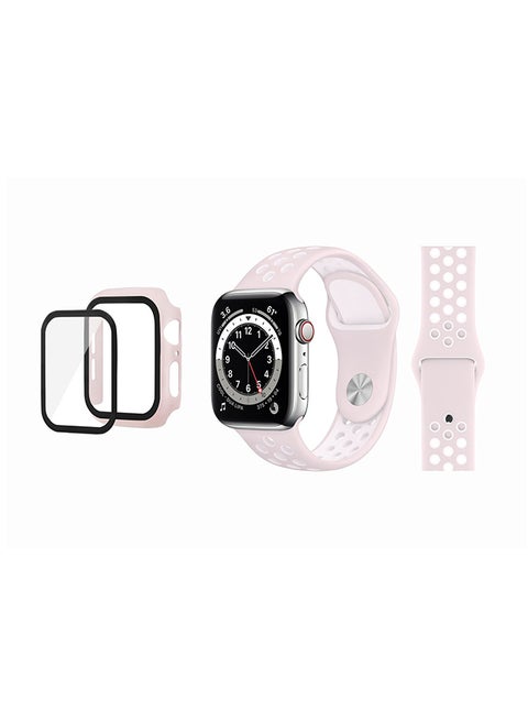 Bumper Replacement Band For Apple Watch Series 6/SE/5/4 Light Pink