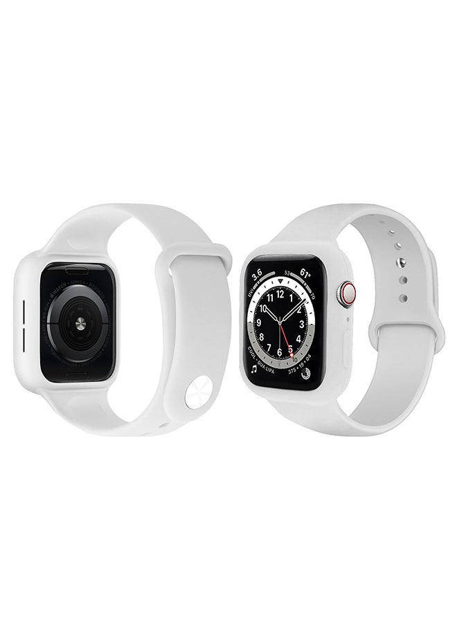 Perfii Replacement Band For Apple Watch Series 6/SE/5/4 White