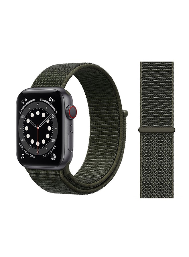 Perfii - Replacement Band For Apple Watch Series 6/SE/5/4/3/2/1 Khaki Cargo - Image 1