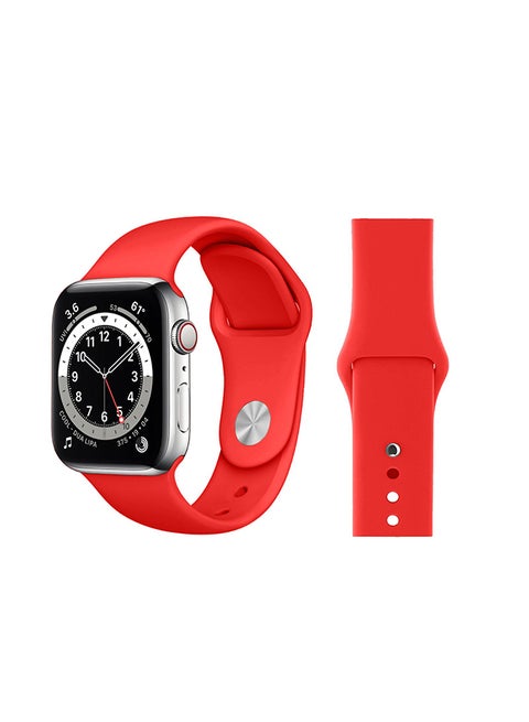 Replacement Band For Apple Watch Series 6/SE/5/4/3/2/1 Red