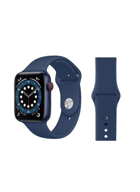 Replacement Band For Apple Watch Series 6/SE/5/4/3/2/1 Blue Cobalt