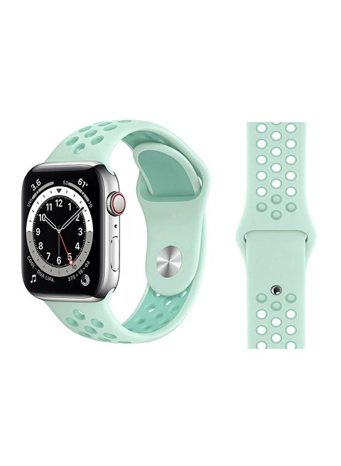 Replacement Band For Apple Watch Series 6/SE/5/4/3/2/1 Teal Tint
