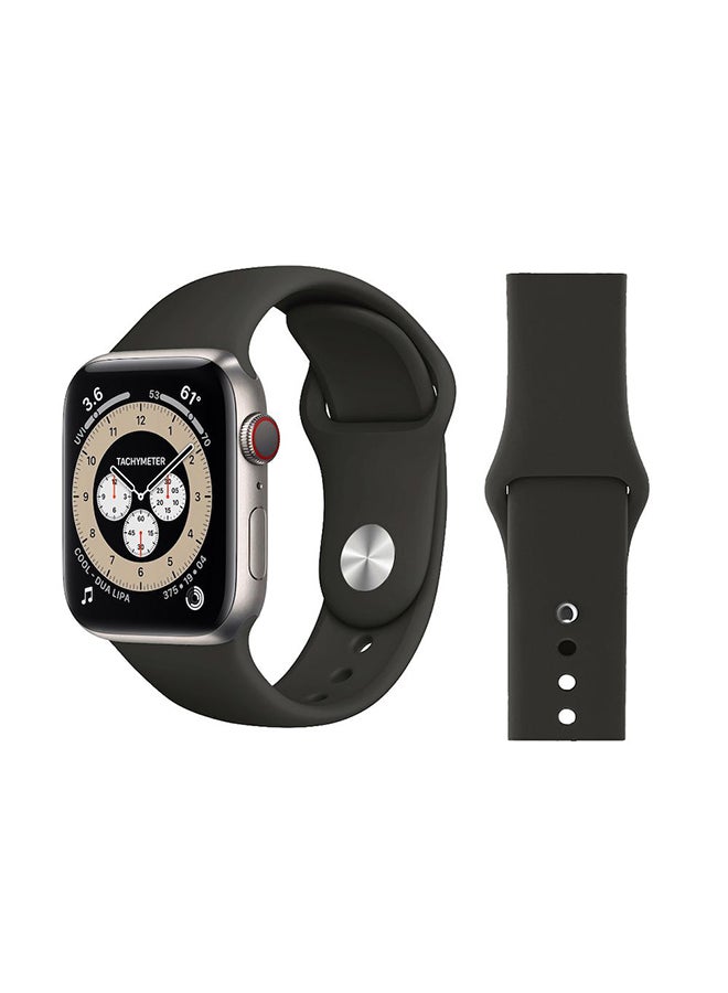 Perfii - Replacement Band For Apple Watch Series 6/SE/5/4/3/2/1 Grey - Image 1