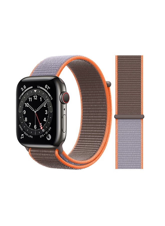 Perfii - Replacement Band For Apple Watch Series 6/SE/5/4/3/2/1 Vitamin Orange - Image 1