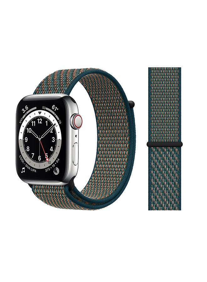 Perfii - Replacement Band For Apple Watch Series 6/SE/5/4/3/2/1 Neptune Green - Image 1