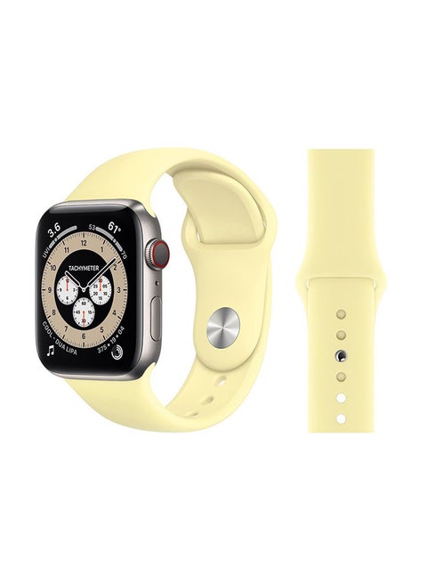 Replacement Band For Apple Watch Series 6/SE/5/4/3/2/1 Mellow Yellow