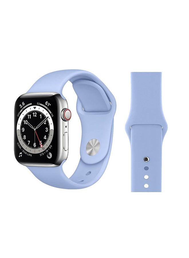 Perfii - Replacement Band For Apple Watch Series 6/SE/5/4/3/2/1 Lilac - Image 1