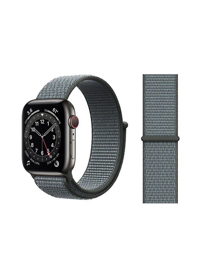 Perfii - Replacement Band For Apple Watch Series 6/SE/5/4/3/2/1 Storm Grey - Image 1