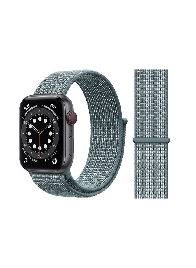 Perfii - Replacement Band For Apple Watch Series 6/SE/5/4/3/2/1 Celestial Teal - Image 1
